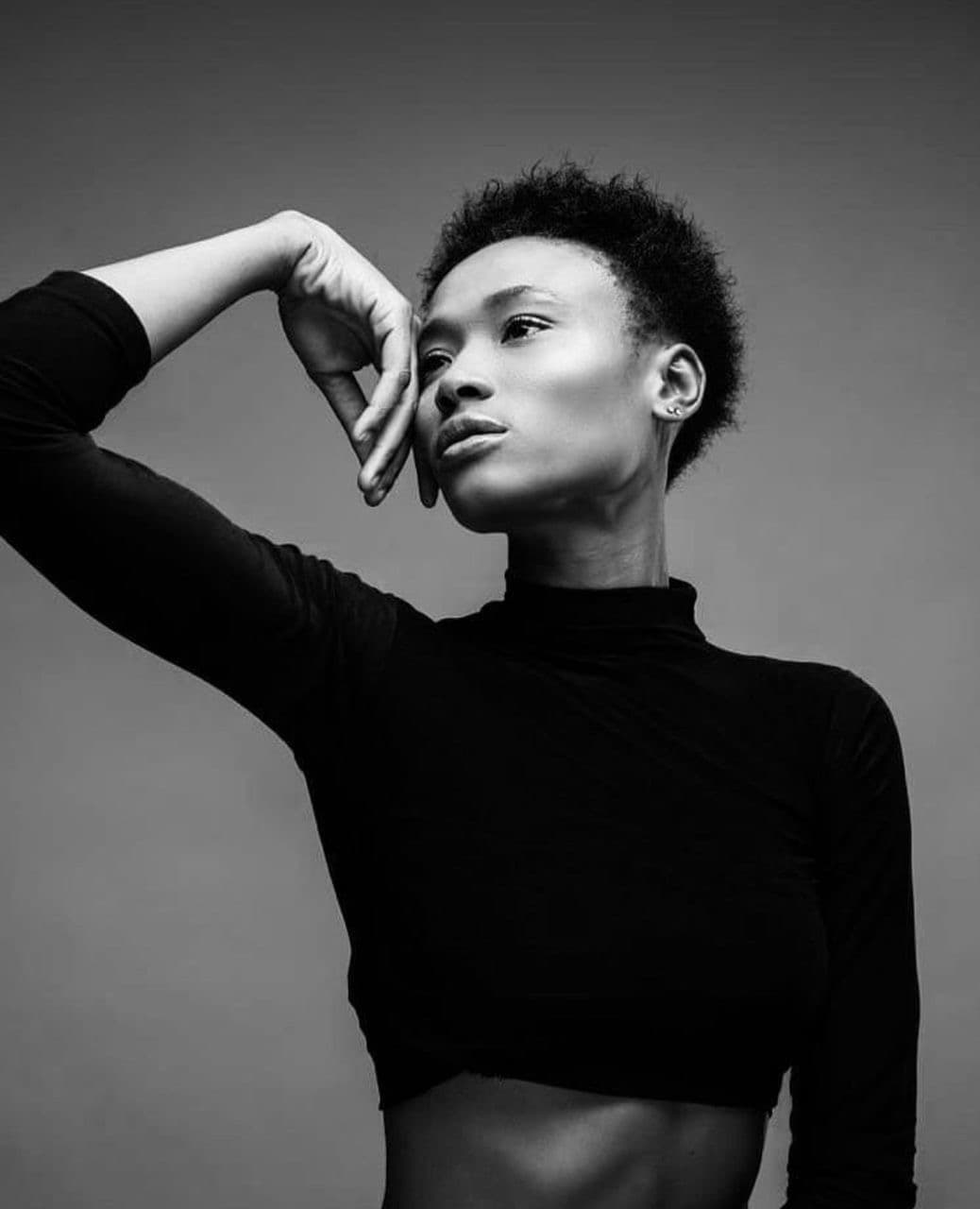 Editorial portrait of a FiveNine model